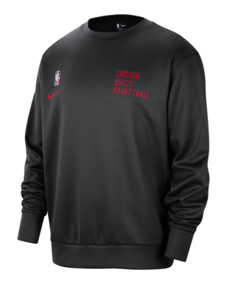 Мужской свитшот Chicago Bulls Spotlight Nike Dri-FIT NBA Crew-Neck