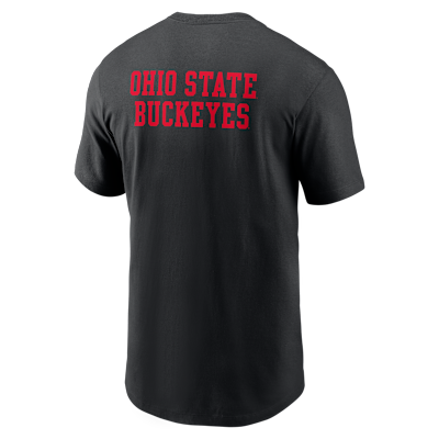 Ohio State 2-Hit Stacked Men's Nike College T-Shirt