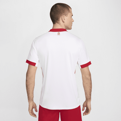 Polen 2024/25 Stadium Home Nike Replica Fußballtrikot mit Dri-FIT-Technologie (Herren)