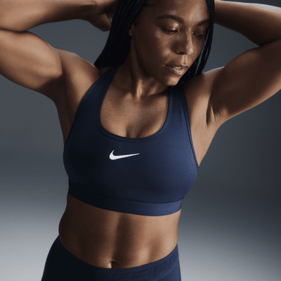 Bra deportivo con almohadillas para mujer Nike Swoosh Medium Support