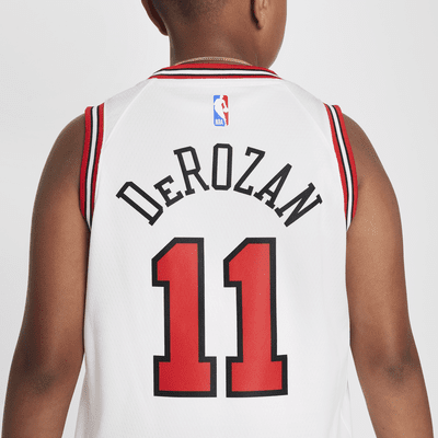 Maglia DeMar DeRozan Chicago Bulls 2022/23 Association Edition Swingman Nike NBA – Ragazzo/a