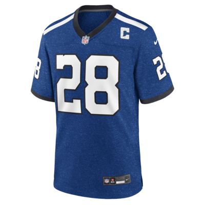 Jersey de fútbol americano Nike Dri-FIT de la NFL Limited para hombre Jonathan Taylor Indianapolis Colts