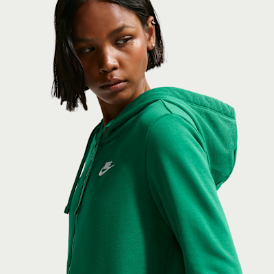 Sudadera con gorro de cierre completo para mujer Nike Sportswear Club Fleece