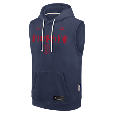 Boston Red Sox Authentic Collection Standard Issue Men's Nike Dri-FIT MLB Sleeveless Pullover Hoodie from Nike - $85