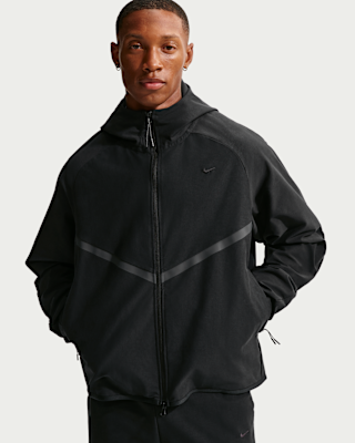 Мужская куртка Nike Tech Shori Knit Full-Zip Windrunner для бега