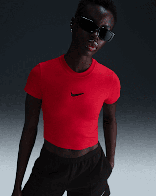 Женская футболка Nike Sportswear Chill Knit Slim Cropped