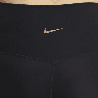 เลกกิ้งเอวสูงผู้หญิง 7/8 ส่วน Nike Yoga Luxe