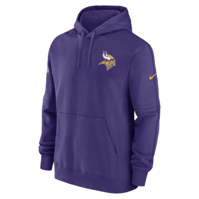 Minnesota Vikings Sideline Club Men’s Nike NFL Pullover Hoodie