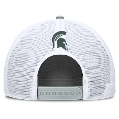 Gorra de rejilla universitaria Nike Nike ajustable para hombre Michigan State On-Field Rise