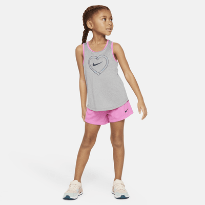 Conjunto de shorts de malla para preescolar Nike Dri-FIT Happy Camper ...