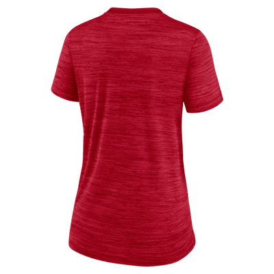 Kansas City Chiefs Nike Women's Local Fashion Tri-Blend T-Shirt - Heather  Red