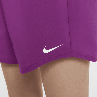 Nike One Older Kids' (Girls') Dri-FIT High-Waisted Woven Training Shorts