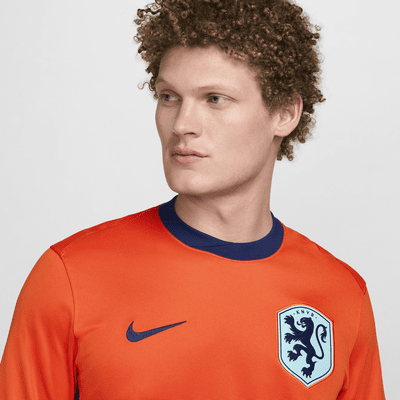 Nederland (vrouwenelftal) 2024/25 Stadium Thuis Nike Dri-FIT replicavoetbalshirt voor heren