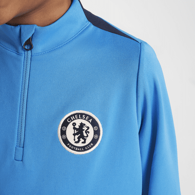 Maglia da calcio per allenamento Nike Dri-FIT Chelsea FC Academy Pro – Bambino/a