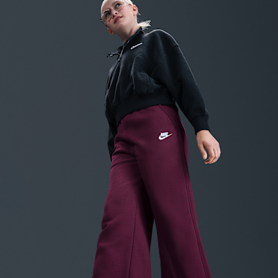 Nike Sportswear Club Fleece Girls' Wide-Leg Pants