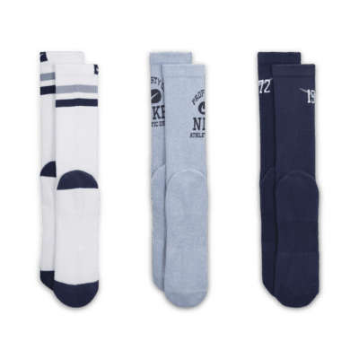 Nike Everyday Cushioned Crew Socks (3 Pairs)