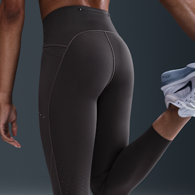 Leggings de correr de tiro alto de 7/8 con bolsillos para mujer Nike Swift