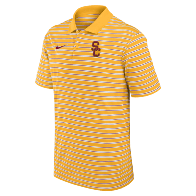 USC Trojans Primetime Victory Striped Men's Nike Dri-FIT College Polo