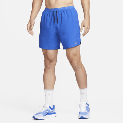 Nike Stride Dri-FIT hardloopshorts met binnenbroek voor heren (18 cm)