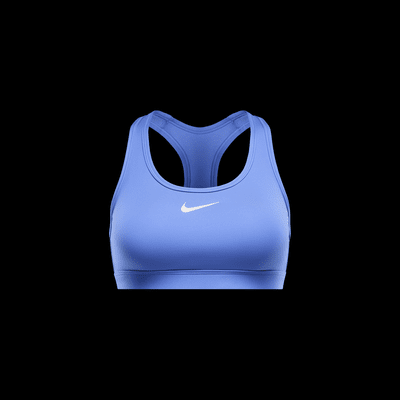 สปอร์ตบราผู้หญิงเสริมฟองน้ำ Nike Swoosh Medium Support