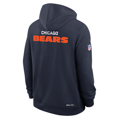 Chicago Bears Initial Home Sideline Men's Nike Dri-FIT NFL Pullover Hoodie