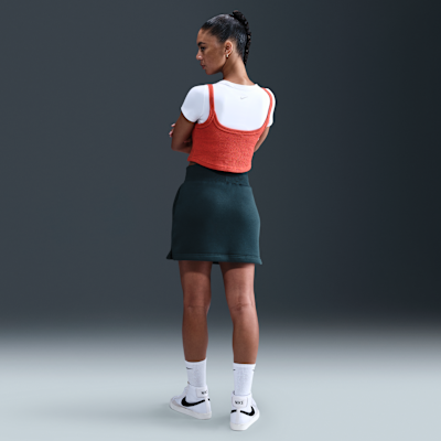 Falda para mujer Nike Sportswear Phoenix Fleece