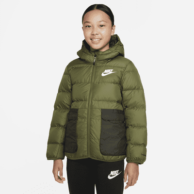 Nike Sportswear Therma-FIT Big Kids\' Down-Fill Jacket.