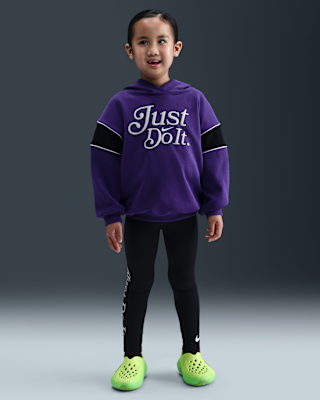 Детские тайтсы Nike Varsity Prep Little Kids' Pullover Hoodie and Leggings Set