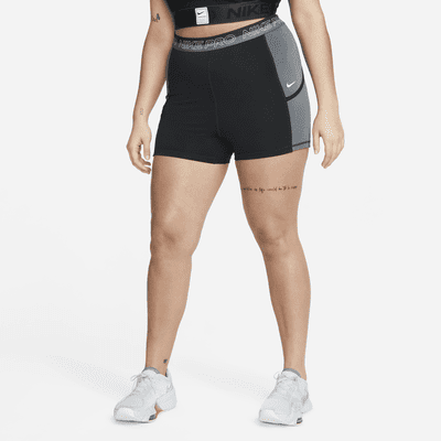 Nike Pro Women's High-Waisted Training Shorts Pockets (Plus Size).