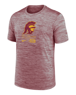 Мужская футболка USC Trojans Campus Center Block Velocity Nike Dri-FIT College