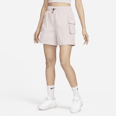 Nike Sportswear Essential Women's Woven High-Waisted Shorts. Nike VN