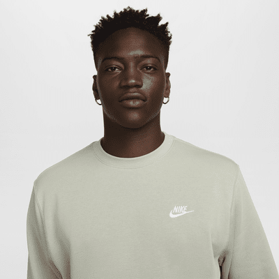 Nike Sportswear Club férfi francia frottír kerek nyakkivágású pulóver