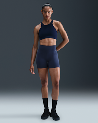Женские шорты Nike Zenvy Gentle-Support High-Waisted 5" Biker Shorts