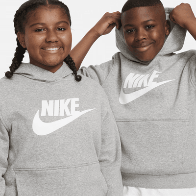 Sudadera con gorro para niños talla grande Nike Sportswear Club Fleece (talla extendida)