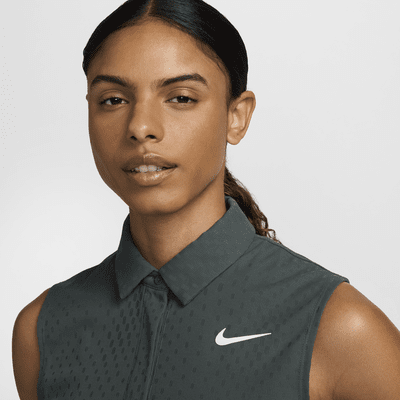 Polo de golf sin mangas Dri-FIT ADV para mujer Nike Tour