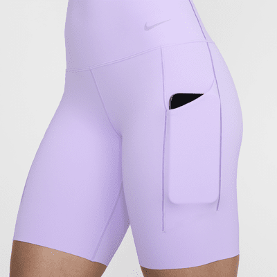 Nike Universa Women's Medium-Support High-Waisted 8" Biker Shorts with Pockets