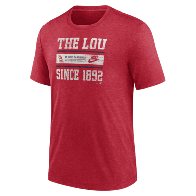 St. Louis Cardinals Cooperstown Local Stack Men's Nike MLB T-Shirt