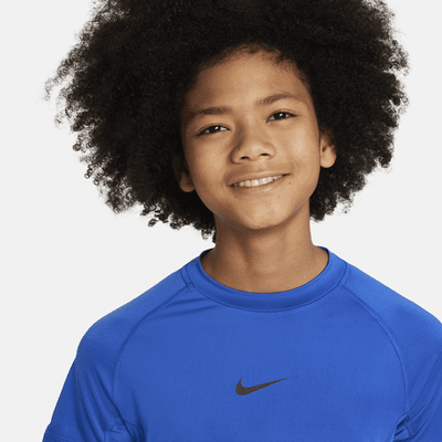 Nike Pro Big Kids' (Boys') Dri-FIT Short-Sleeve Top