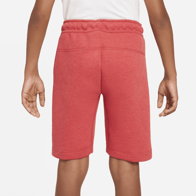 Shorts para niños talla grande Nike Tech Fleece