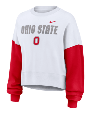 Женские  Ohio State Buckeyes Primetime Nike College Pullover Crew