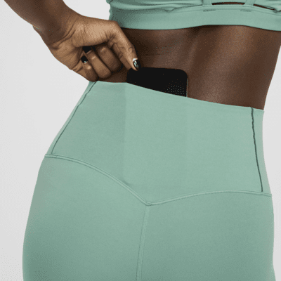 Nike Zenvy Leggings de 7/8 de talle alto y sujeción ligera - Mujer