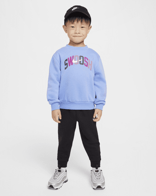 Детские  Nike Sportswear Powder Play Toddler Lightweight Fleece 2-Piece Crew Set