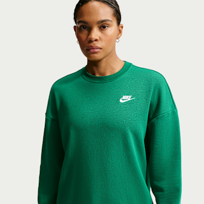 Sudadera de cuello redondo holgada para mujer Nike Sportswear Club Fleece