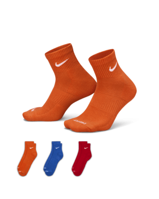 Носки Nike Everyday Plus Cushioned Training Ankle Socks (3 Pairs) для тренировок