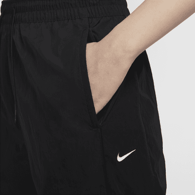 Nike Windrunner 女款高腰梭織寬鬆褲腳長褲