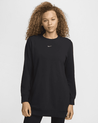 Женские  Nike Dri-FIT One Crew-Neck French Terry Tunic