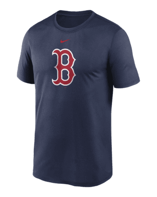 Men's Boston Red Sox Nike Red Authentic Collection Team Logo Legend  Performance Long Sleeve T-Shirt