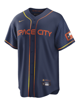 nike mlb houston astros city connect men's replica baseball jersey