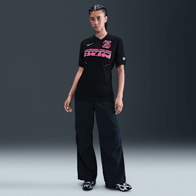 Jersey de correr Dri-FIT con gráfico para mujer Nike