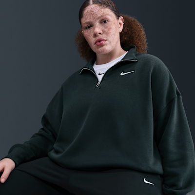Nike Sportswear Phoenix Fleece Women's Over-Oversized 1/4-Zip (Plus Size)